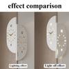 Corner Wall Clocks Creative Light Luxury Wall Clock Hanging Silent Design Nordic Clocks Morden Living Room Decorations
