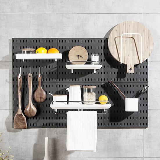 1/3Pcs Clamp-on Desk Hole Boards Strong Load-bearing Easy To Install No Drilling Versatile Hole Boards Space-saving Desk Organizer
