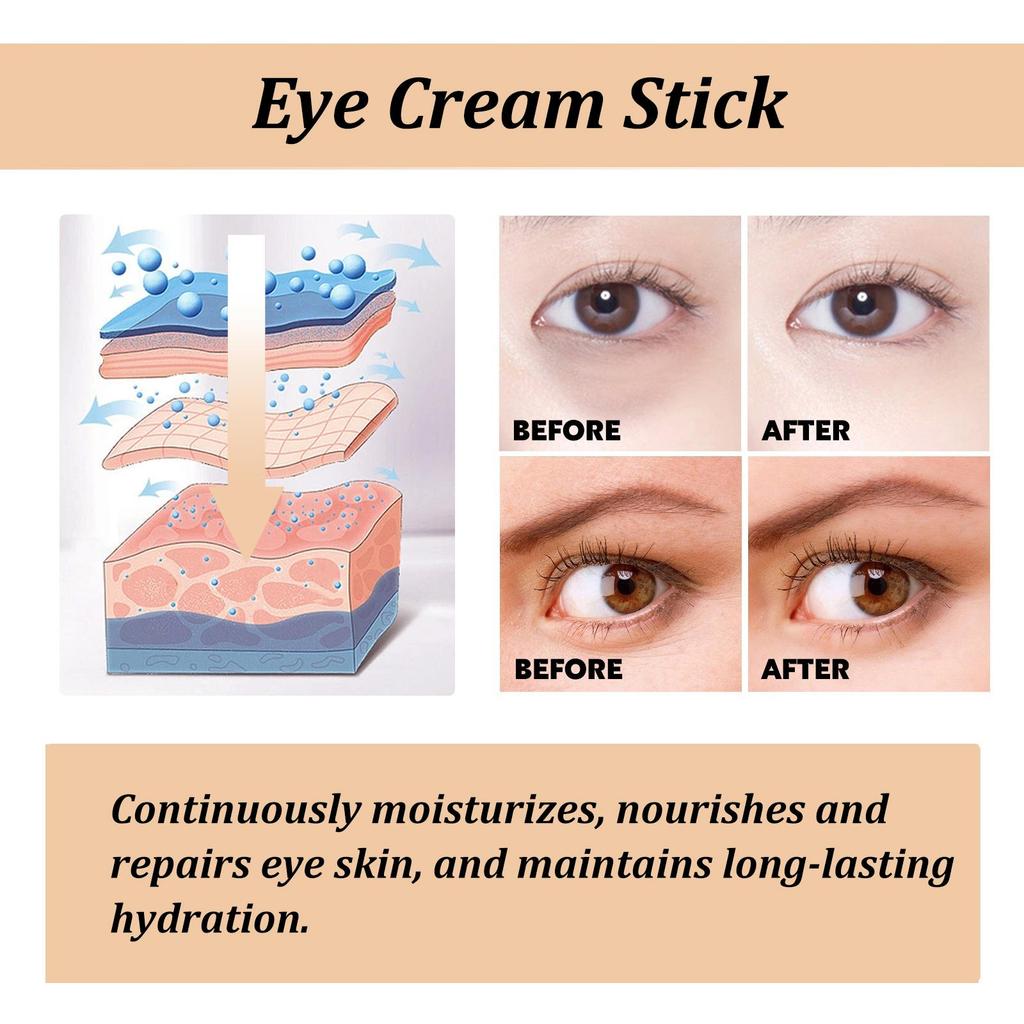 Anti-Wrinkle Snail Eye Cream Stick Lightening Fine Lines Dark Circles Tightening Eye Cream