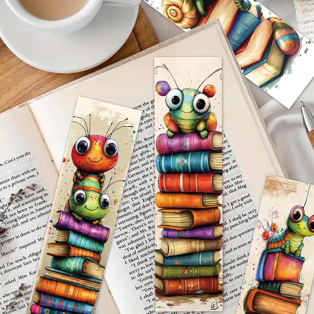 32 Stück, Abstraktes Leseratte Lesezeichen, Schulanfangssaison, Weihnachten, Halloween, Geeignet für Lehrer, Leser und Geburtstage.