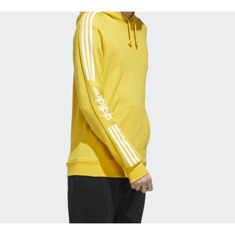adidas Neo Sweatshirts Men's Yellow Hooded Moderate Regular FU1071
