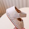 Baby shoes for girls aged 0-1 years, cute princess-style soft-soled shoes for spring and autumn, suitable for 3-6-12 months.