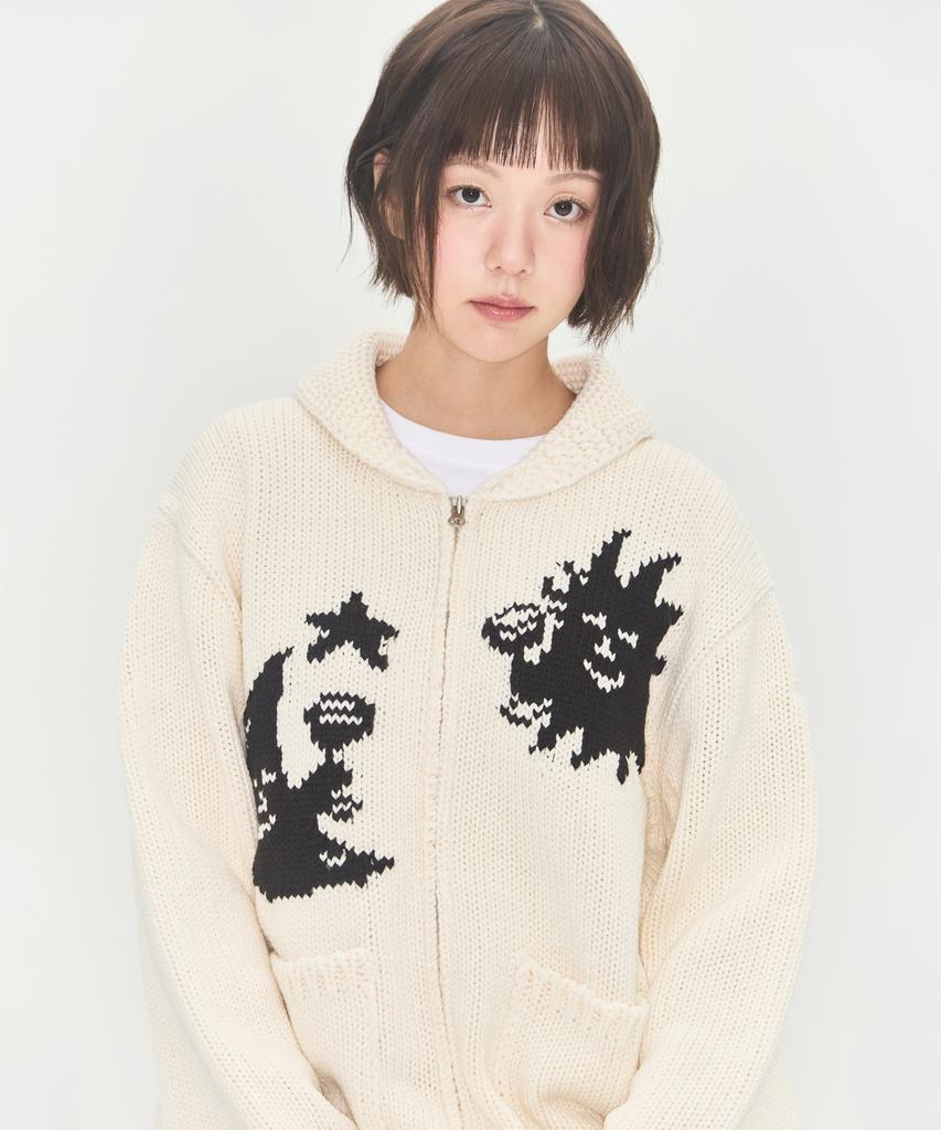 Video Jockey From Sun To Moon Cowichan Cardigan [Ivory]