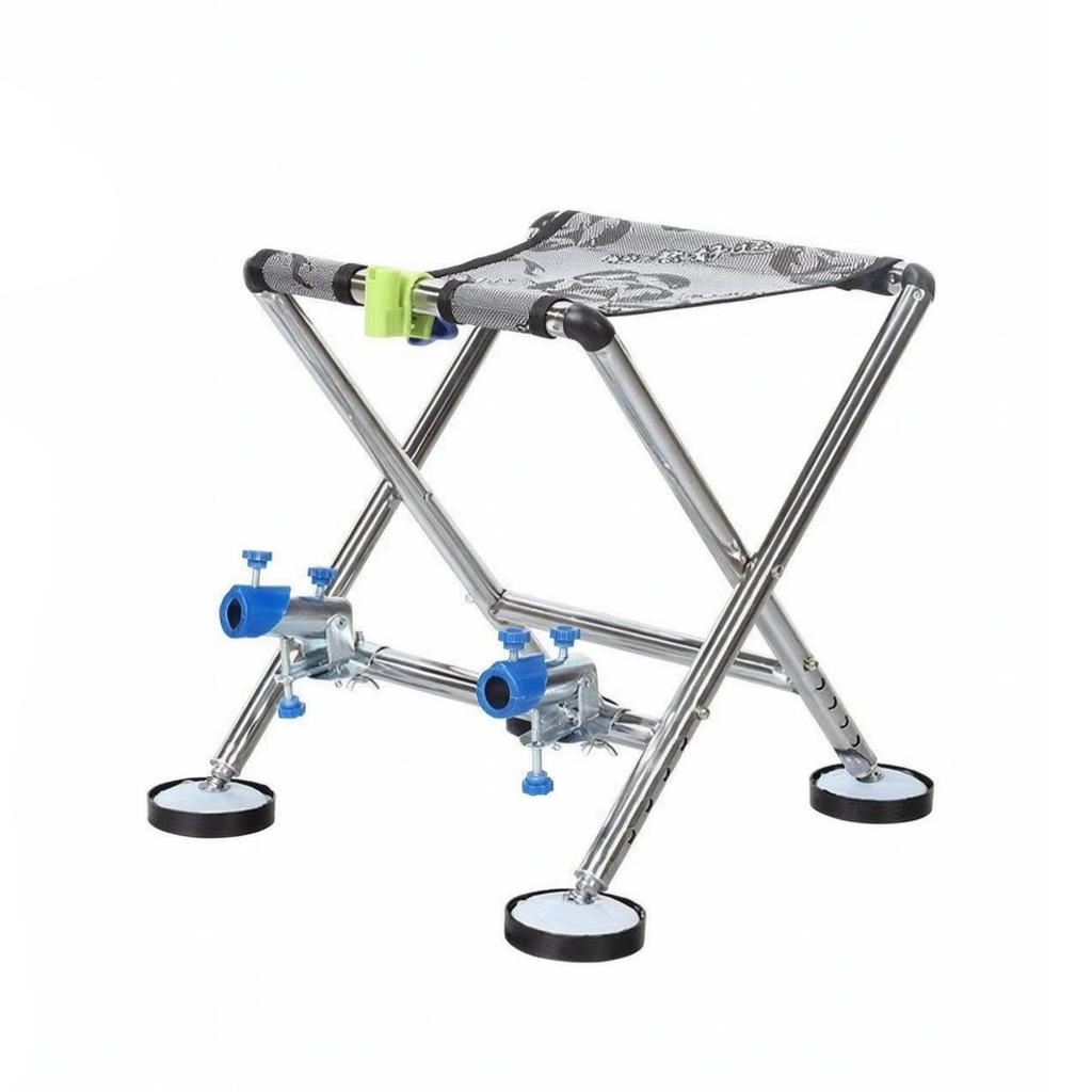 Fishing Chair with Rod Holders All Terrain Holder Compact