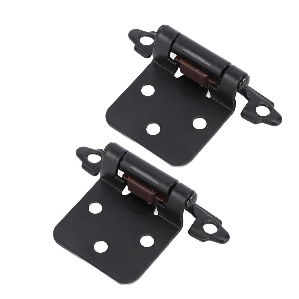 RV Cabinet Hinge 1 2in Overlay Self Closing Cabinet Hinge Hardware for Rv Boat Bathroom Kitchen Black