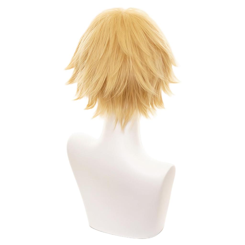 Akixen Chainsaw Man Denji Cosplay Anime Fashion School Cultural Heat Resistant Wig, Hairnet, Gift, Event, Halloween, Christmas, Disguise, Festival,