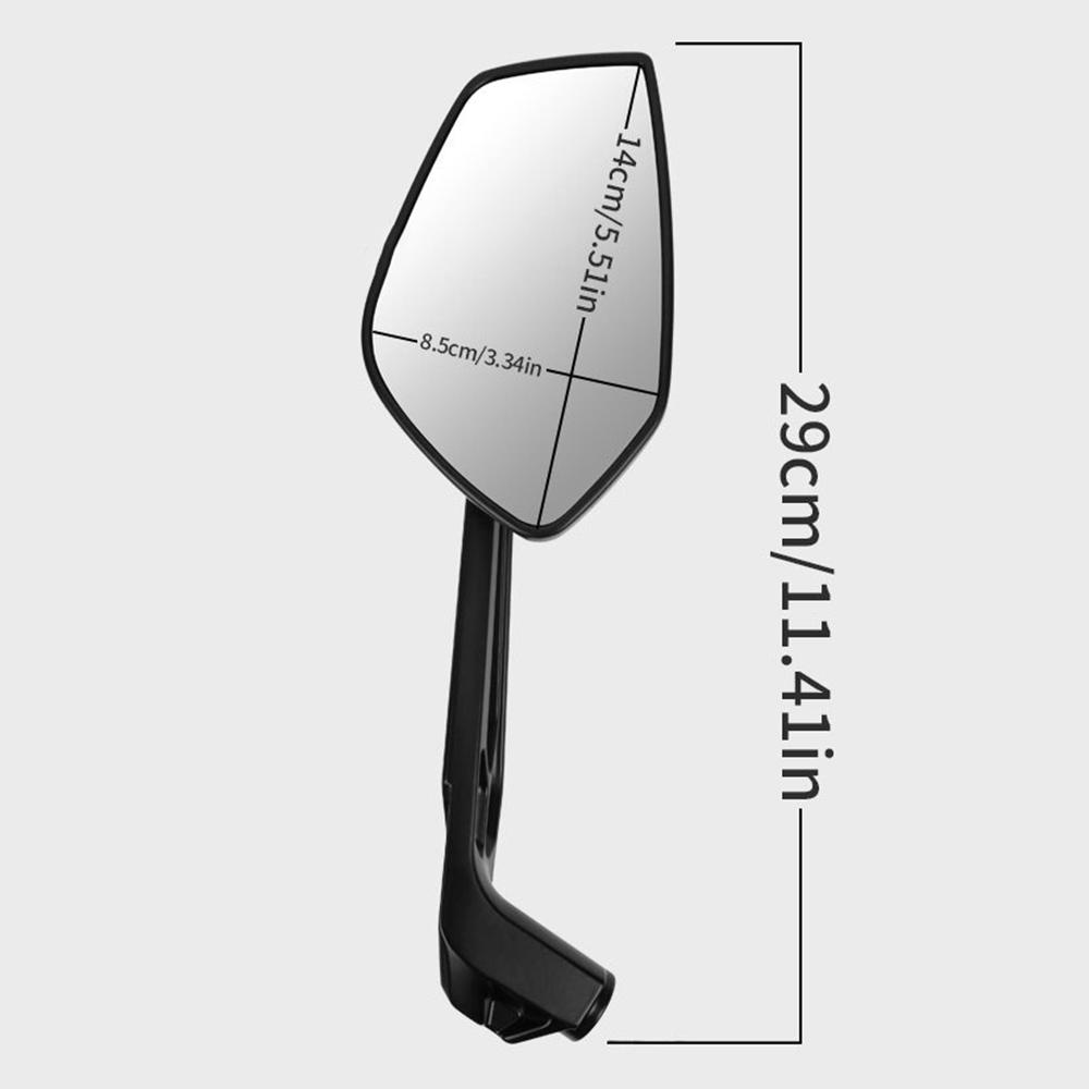 

1 пара аксессуаров для модификации мотоцикла, универсальная педаль зеркала заднего вида для электрического мотоцикла, универсальное зеркало чёрный