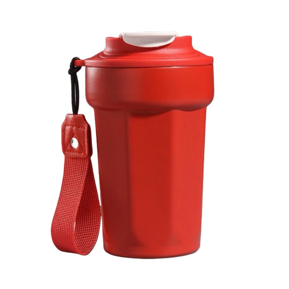 Stainless Steel Eight-Angle Coffee Cup with Lid Vacuum Insulated Cup Sports Cup  for Home Work