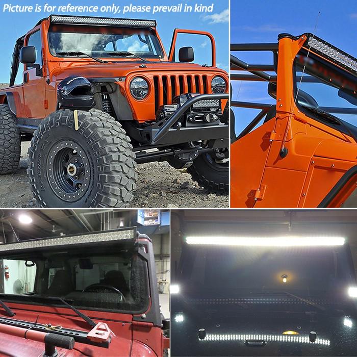 Cross-border JK Wrangler 50/52 Inch A-pillar Windshield Roof Spotlight Work Light Bracket