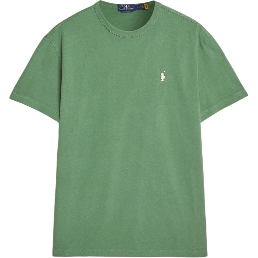 

Мужская футболка Polo Ralph Lauren с логотипом, круглым вырезом и коротким рукавом, топ, зеленая 710916698-030 XL