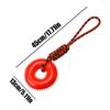 Squeaky Dog Toys Spiky Ring Chewing Trainer Aggressive Chew Indestructible Dog Toy With Rope For Puppy Teething Boredom Relief