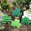 4 st St. Dekoration för St. Patrick's Day Skrivbords Hemdekoration Ornament
