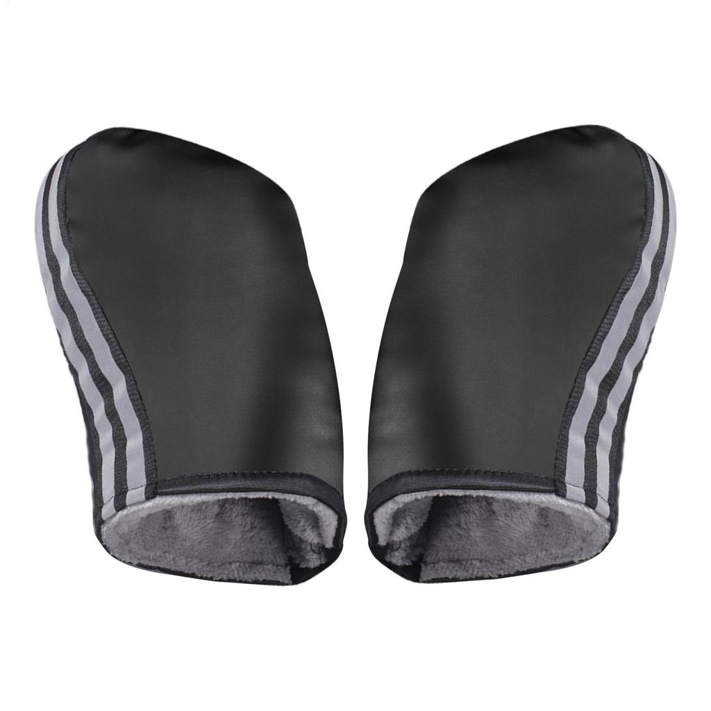 1 Pair Handlebar Gloves Warm Windproof Insulated Gloves Waterproof Muffs for Motorcycle Riding Road Mountain Bike Cycling Ebikes