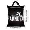 Portable Laundry Bag with Carry Handle, Wet-Dry Separation for Dirty Clothes, Swimsuits & Gym Use, Perfect for College Dormitory