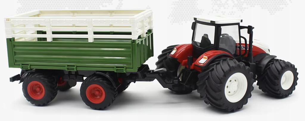 Remote Controlled Tractor With Trailer Agricultural Vehicle 6644B(C) Rc Toy