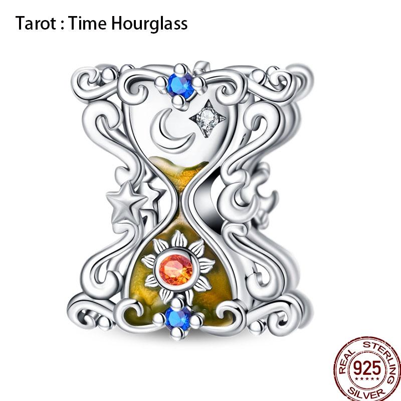 New Copper Magic Tarot Series Green Zircon Tree Of Life Charms Bead Fit Pan Bracelets Diy Madam Jewelry Gift