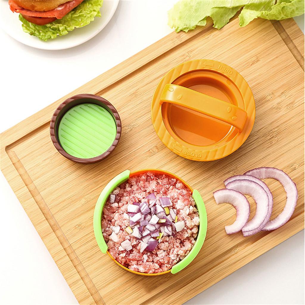 Multifunctional Minced Meat Press Hamburger Patty Making Mould Dishwasher Safe Plastic Burger Maker Home Cooking Gadget