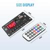 2*25W Bluetooth 5.0 MP3 WMA Decoder Board 5V-20V Amplifier Car Audio USB TF FM Radio Module Color Screen MP3 Player With Remote Control
