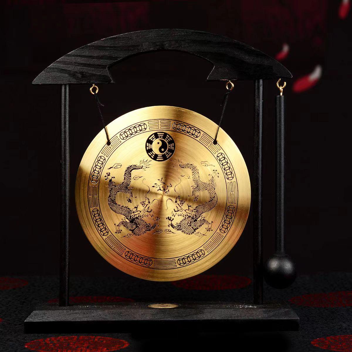 Gonggi Set Brass Coin Zen Art Brass Desktop Buddha Gong W Free Fengshuisale  Red String Bracelet W1639 Feng Shui Real Gonggi