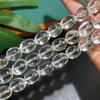High-Grade Clear Quartz 12x15mm Egg Bead for DIY Bracelets/Necklaces