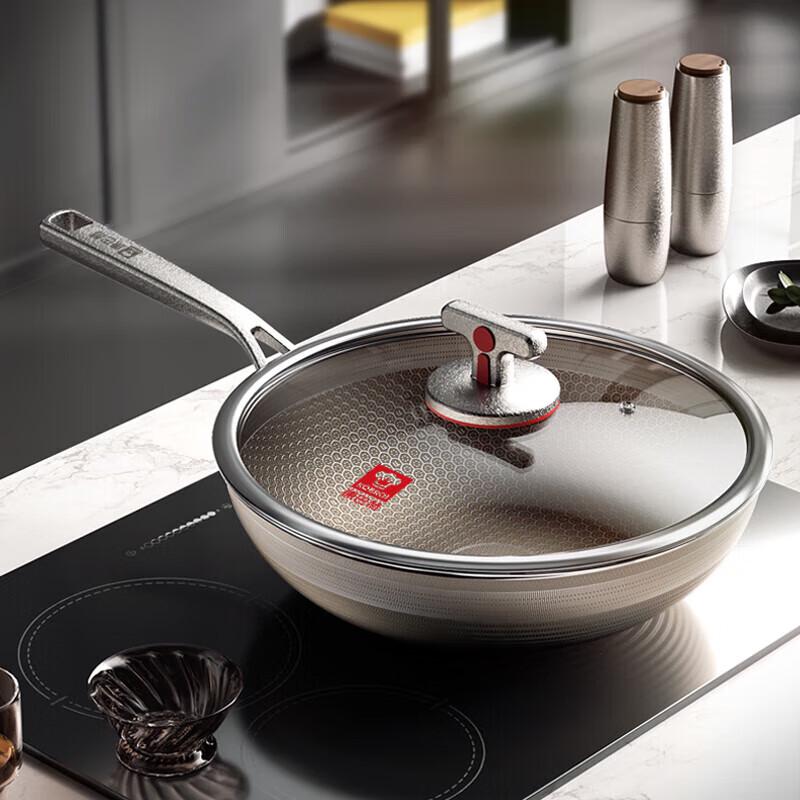Kangbach Top Chef Titanium Honeycomb Frying Wok