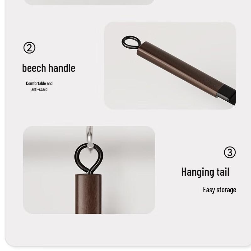 Titanium Non-Stick Flat Bottom Frying Pan