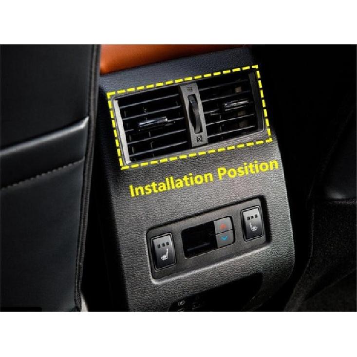 Rear Air Vent Outlet Cover Trim For -2025 Mitsubishi Outlander ABS Matte 1P