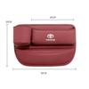 Pour Toyota NOUVEAU Sac de Rangement pour Siège de Voiture en Cuir PU Boîte Organisateur Multifonctionnelle pour Espace Gazoo Racing Corolla Crown Yaris Chr Auris Rav4