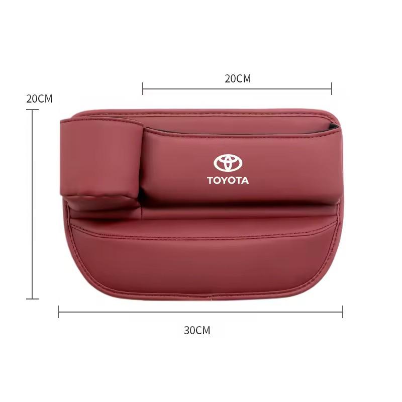 Pour Toyota NOUVEAU Sac de Rangement pour Siège de Voiture en Cuir PU Boîte Organisateur Multifonctionnelle pour Espace Gazoo Racing Corolla Crown Yaris Chr Auris Rav4