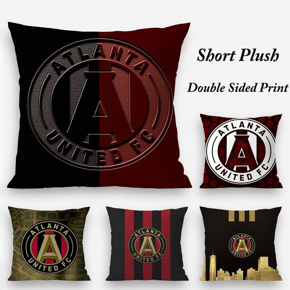 American Cities Atlanta Pillow Case Plush Fabric Soft Double Sided Print Home Sofa High Quality Cushion Cover Throw