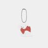 Red Big Ribbon Ppokku Acrylic Keyring