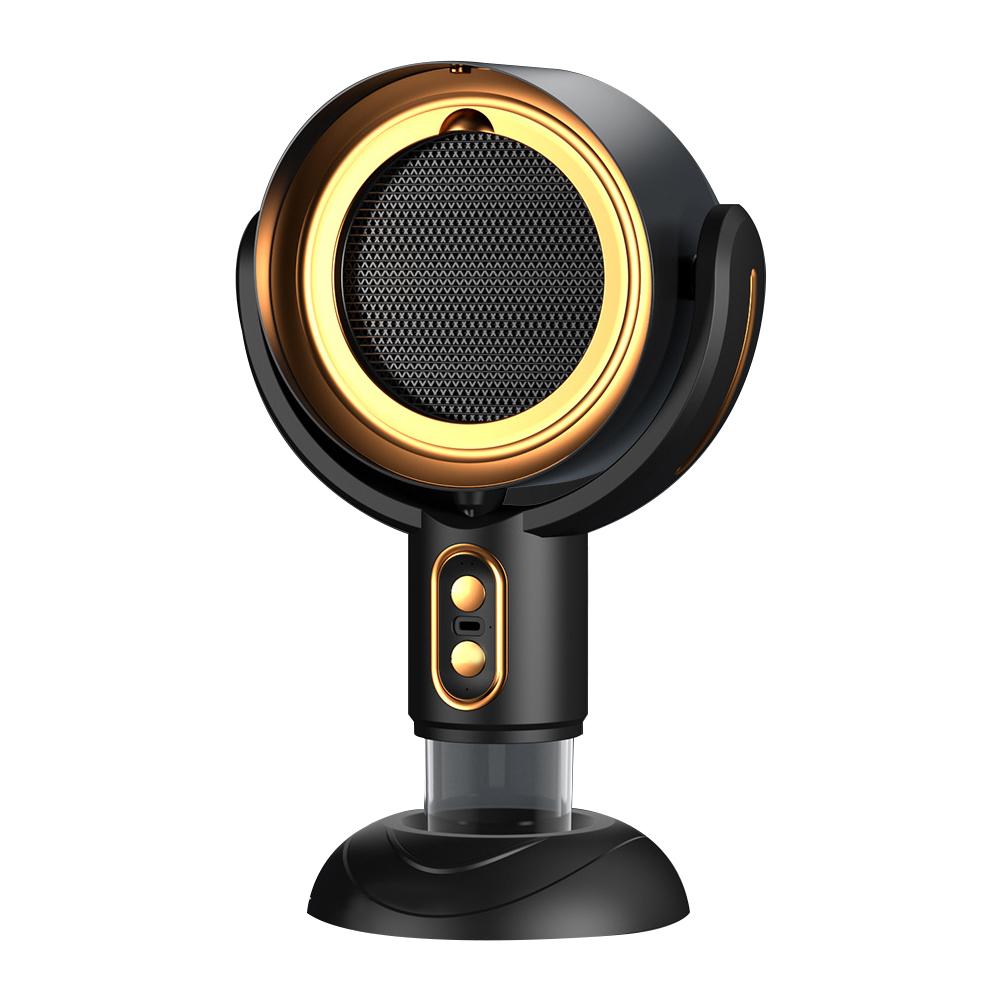 

Настольная вытяжка Портативный вытяжной вентилятор Большой всасывающий вытяжной экстрактор Зарядка через USB Регулируемый угол для горячего горшка для барбекю в помещении Battery золотой