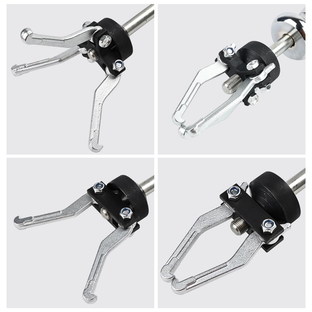 Extractor cu ciocan glisant rulment tablă internă set 17 buc, 2 fălci, 3 fălci, set, extractor, agățat, ciocan, extractor,