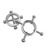 2 pcs Clip Clamps Adjustable Metal Rings for Men Women