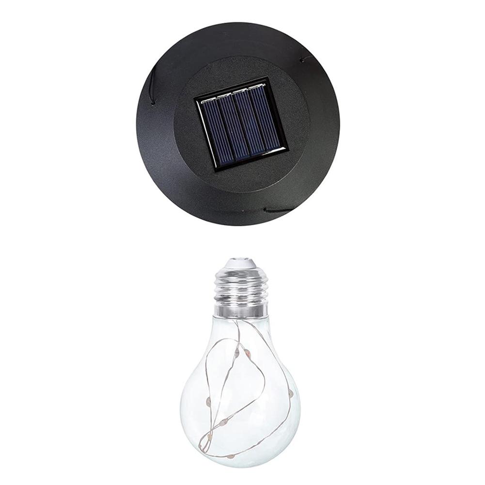 30LED & Copper Wire Colorful Lights Bulb Solar Wind Chimes Waterproof Garden Hanging Lamp Solar Windbell Light Christmas Decor