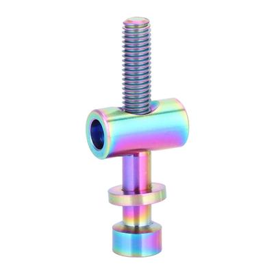 Śruba do sztycy siodełka rowerowego ze stopu tytanu M5x30 35 40mm z okrągłą główką (Tęcza M5x35)