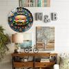 Bedroom-Compatible 30cm Round Glass Wall Clock with Truly Silent Operation