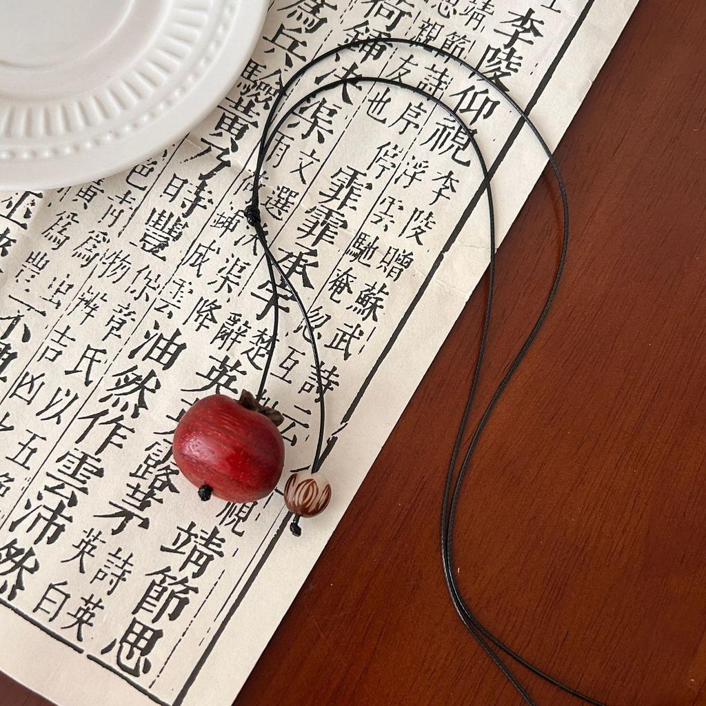 New Chinese Style Retro Design Long Pendant Necklace For Women Sweater Chain