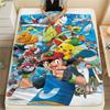 Pokémon-Muster Flanelldecke, Hohe Qualität, Bequem für alle Jahreszeiten, Heimdekoration, Wärme und Komfort, Perfekt für Geschenke.