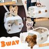 Iris Ohyama Drive Pet Carrier for Cats and Extra Small Small Size Crate, White, Dogs,