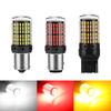 ZG 2Pcs Car Led Lamp Turn Lamp Brake Lights Signal Lamp Bau15s 1156 1157 BA15S T20 W21 3157 3156 Bulbs 144smd CanBus Flashing