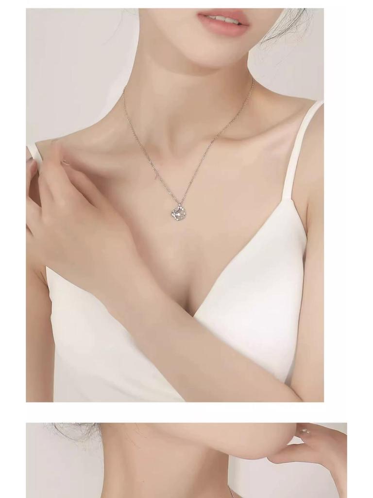 2024 Sterlingsilber Blauer Eukalyptus & Vogel Halskette - Luxuriöses Geschenk für Sie