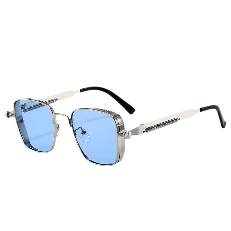Steampunk Retro Square Metal Sunglasses 2025: Universal Style for Europe & America