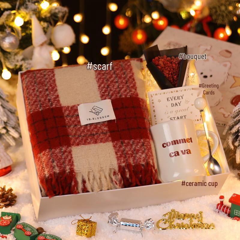 Scarf and Mug Corporate Gift Set