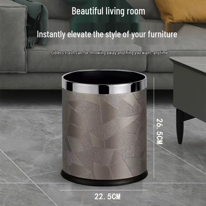Yuzhuxun 10L Double Layer Waste Bin (4-Pack)