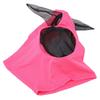 Horse Fly Mask Breathable Comfortable Soft Knitted Fabric Additional Fine Mesh Horse Face Mask Pink
