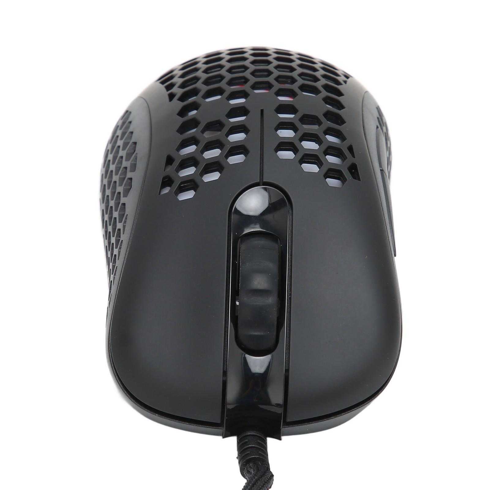 

Игровая мышь Стабильная передача Удобный захват Гибкое управление Эргономичный дизайн Легкая Проводная чёрный