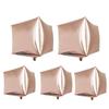 5Pcs 24In Aluminum Film Balloon Premium Square Foil Balloon for Party Backdrop Photo Prop Table Decor Celebrations Rose Gold
