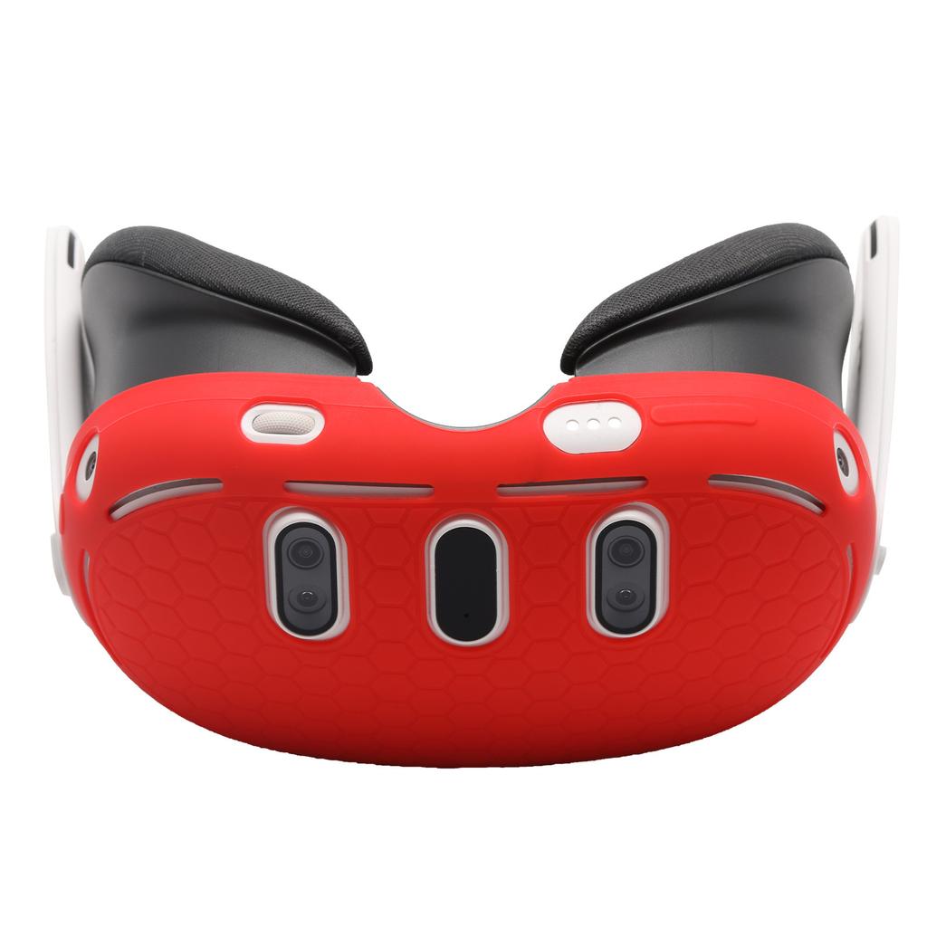 Silicone Protective Cover for Meta Quest 3 VR Headset Protection with Two Side Protective Shell
