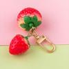 Bag Pendant Women Jewelry Key Holder Strawberry Heart Keychain Backpack Pendant Key Accessories